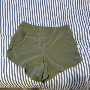 Athleta Sage Green Workout Shorts